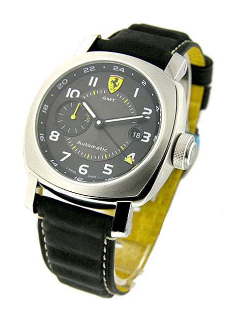 panerai ferrari gmt 009|Panerai Ferrari GMT Men's Steel Watch Fer 009 Black Dial.